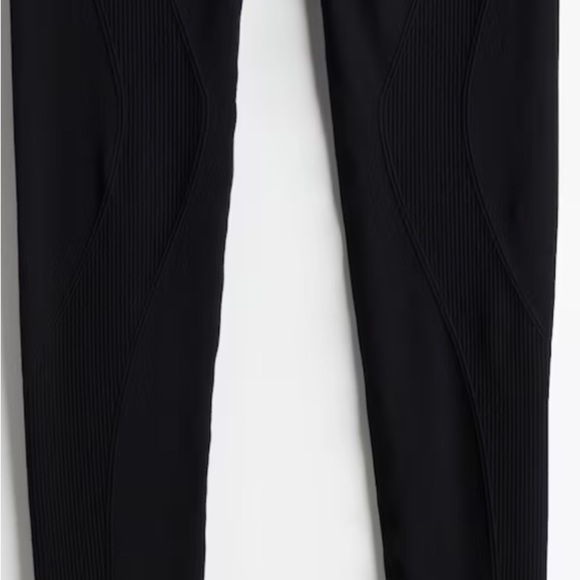 H&M STIRRUP BLACK LEGGINGS NWT - Picture 3 of 7